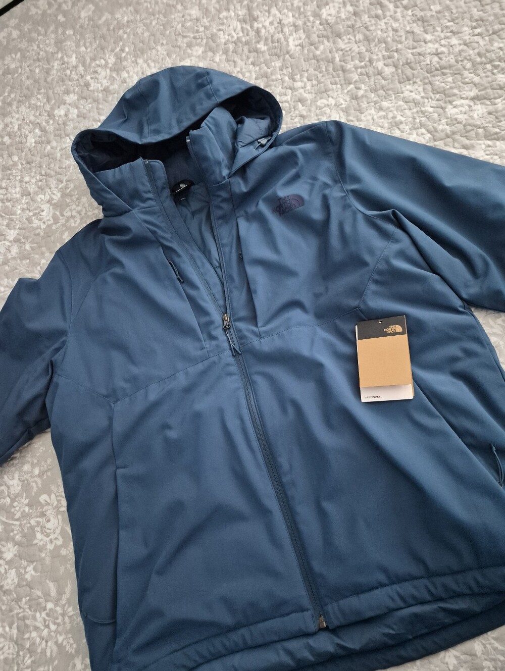 The North Face Men's Apex Elevation Monterey Blue Hooded Jacket, XL - NWT